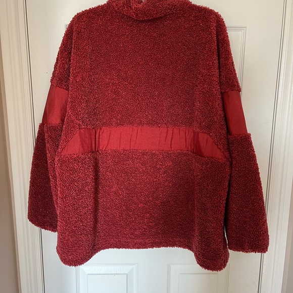 UO exclusive adidas shearling pullover jacket - Picture 2 of 4